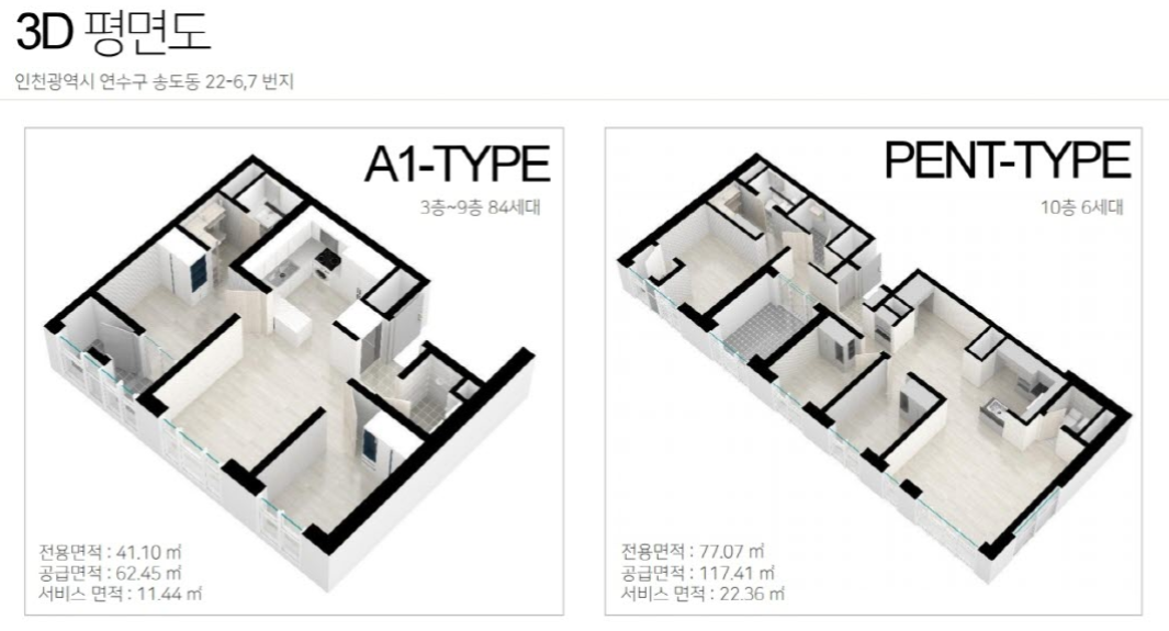 송도 아리스타 프라임 특징