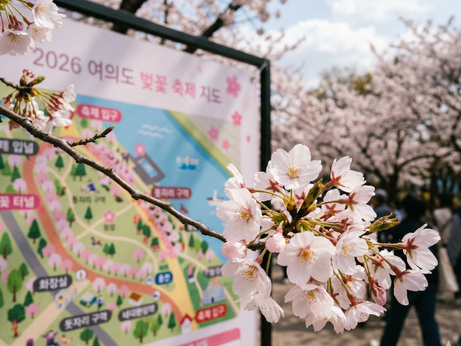 2026년 벚꽃 개화시기 지역별 요약 인포그래픽