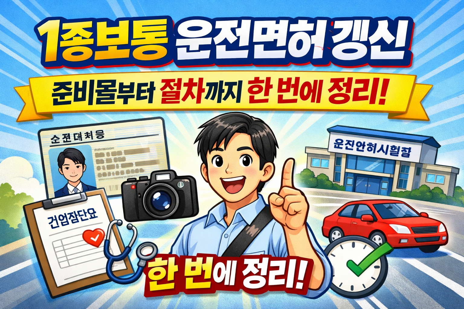 1종보통 운전면허 갱신