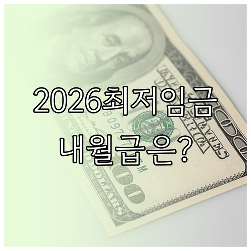 2026년 최저임금 예상 시뮬레이션 ..