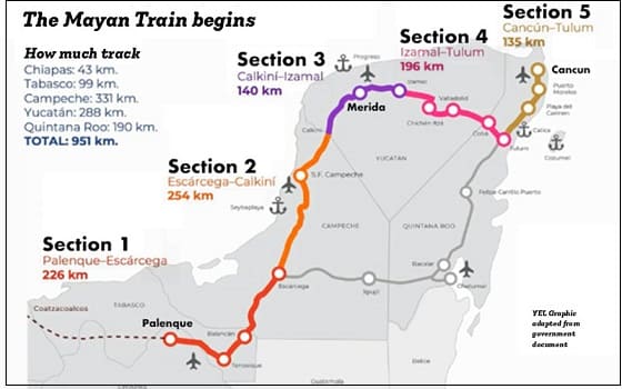 멕시코 마야 트레인 프로젝트, 환경 훼손 우려는 무기한 중단 VIDEO: Mexican president’s Mayan Train dealt new legal setback