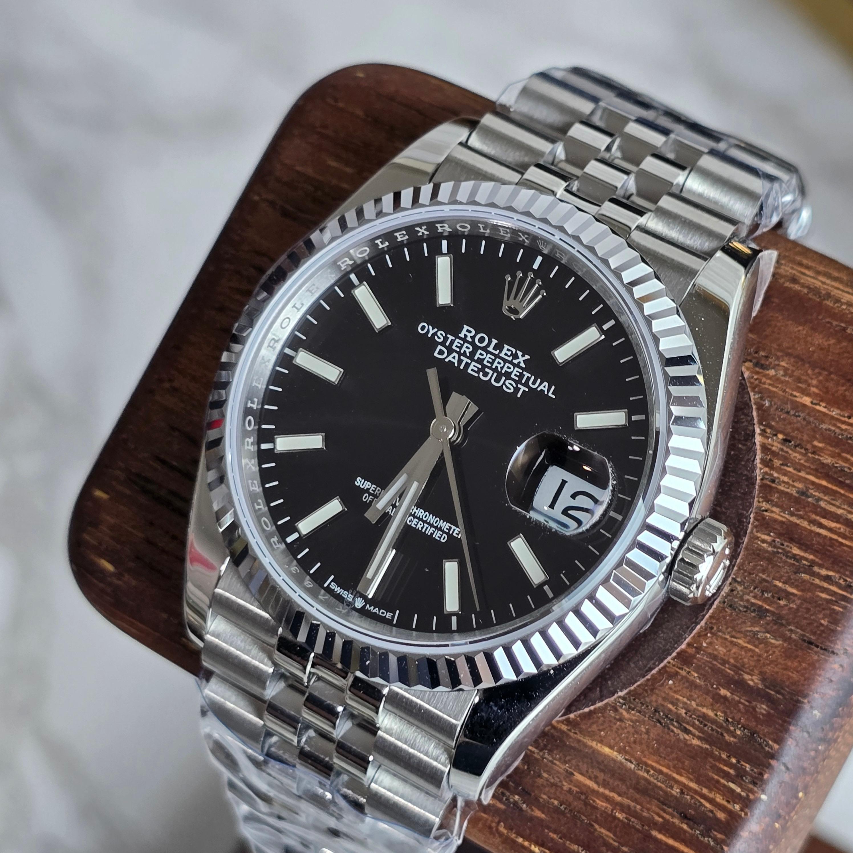 클린 롤렉스 데이저스트 41mm 검판 바인덱스 126334