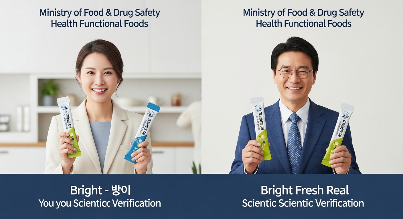 식품의약품안전처 로고와 건강기능식품 안내서