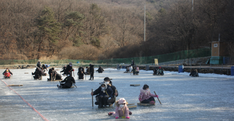 강화도 신선낚시터 빙어대잔치