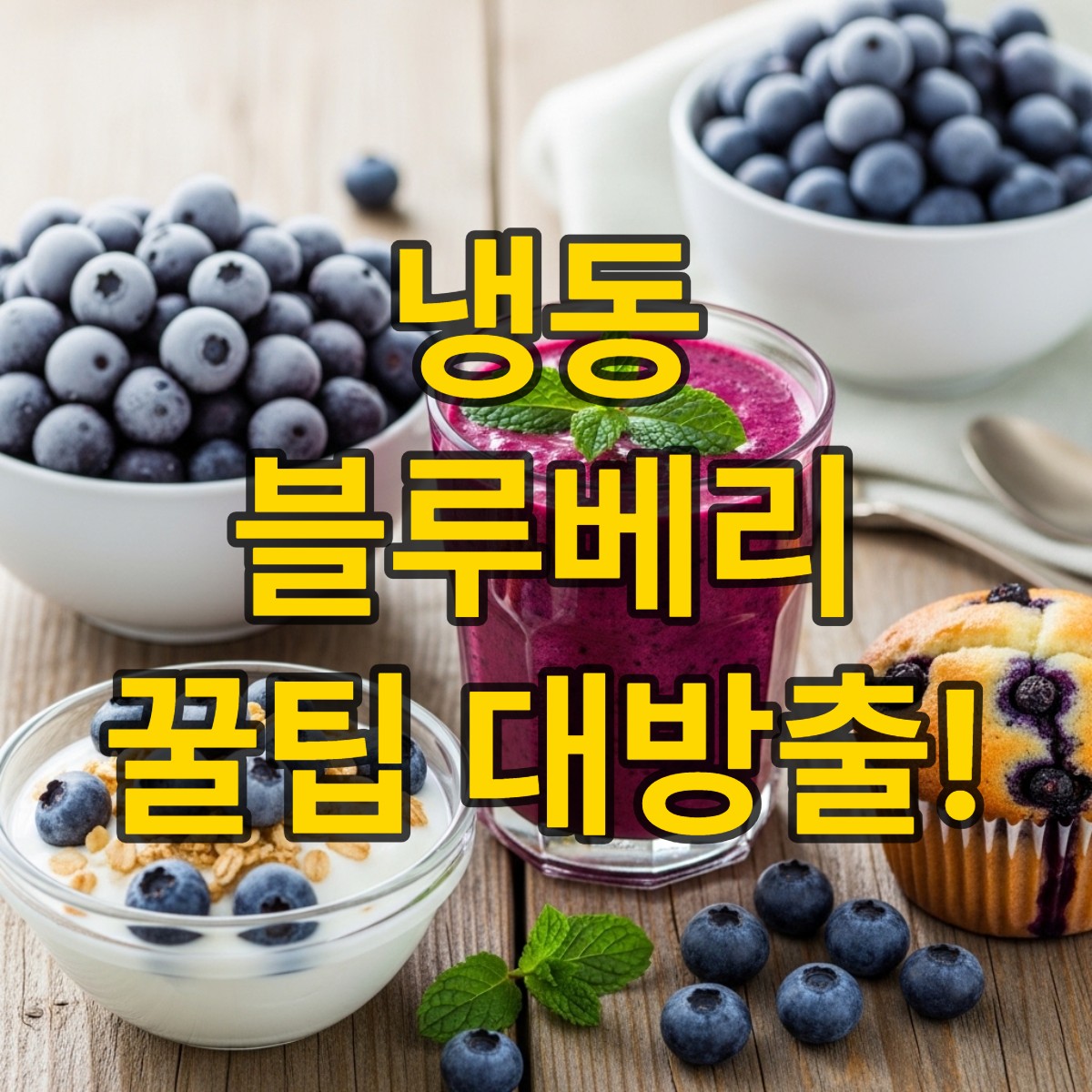 냉동 블루베리 먹는방법