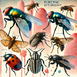 법곤충학에서 사용되는 주요 곤충