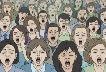 하품할 때 눈물이 나는 까닭