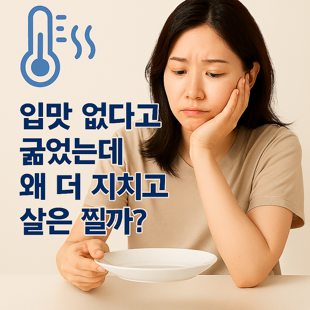굶었는데, 살 찌는 이유