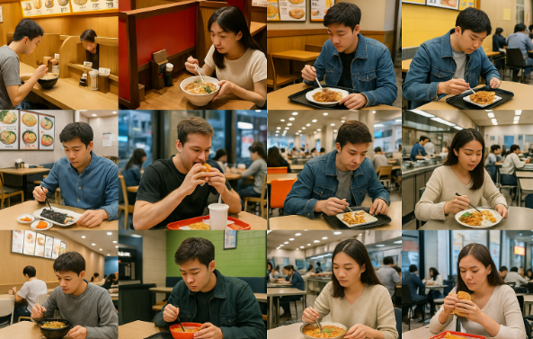 혼밥관련 사진