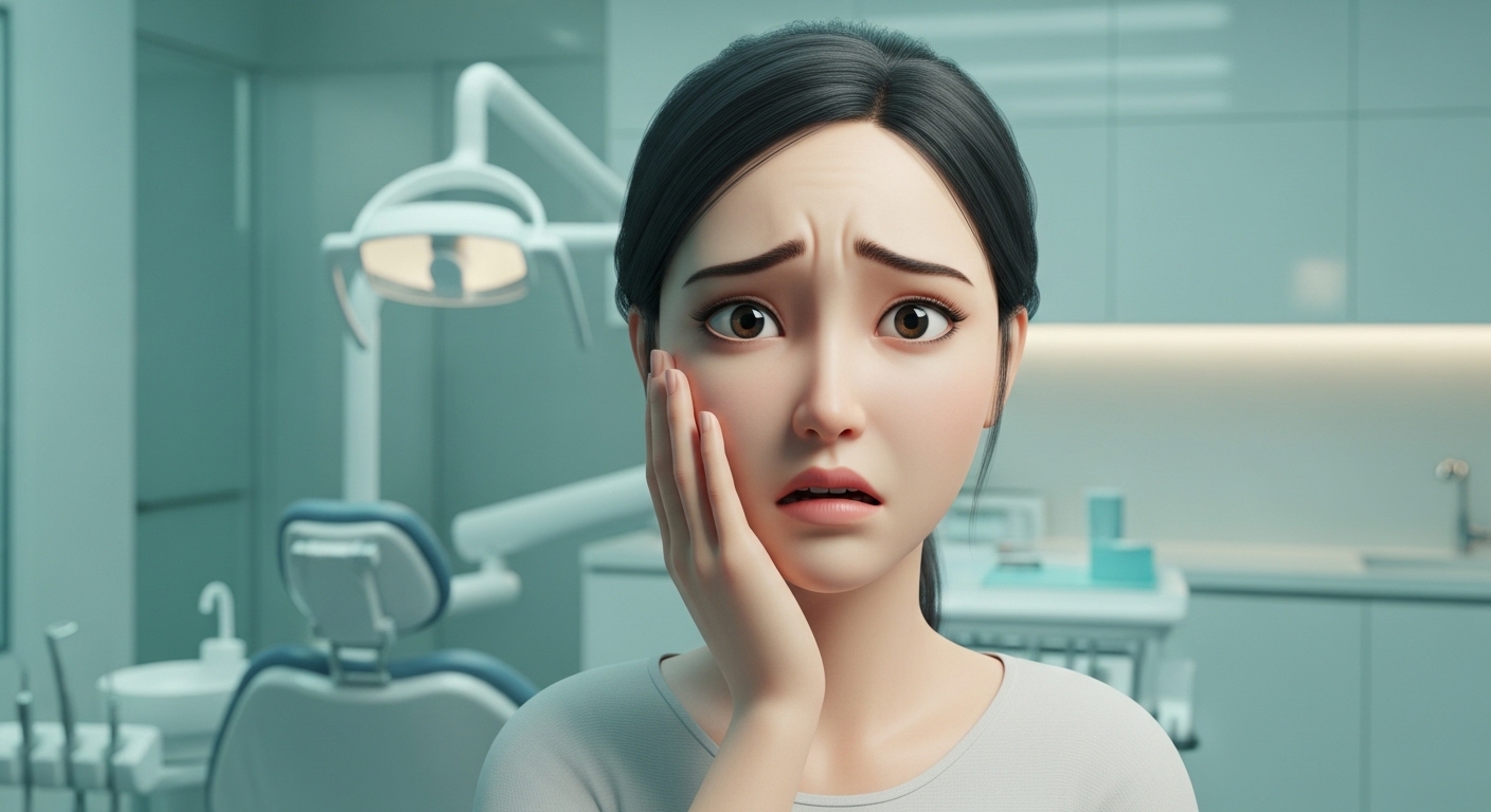 신경치료실패, 매복사랑니발치