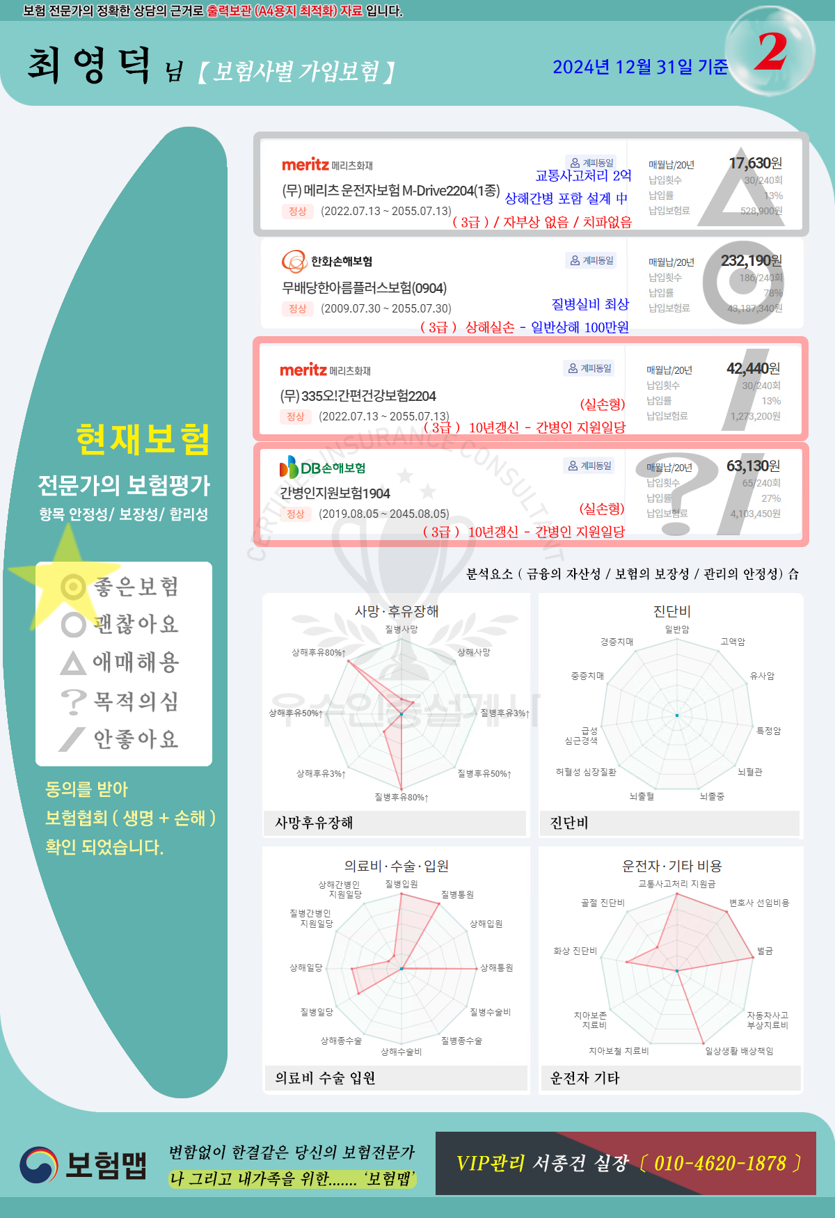 보험목록