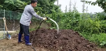 농사 퇴비 만들기 낙엽 음식물 왕겨 EM발효 쉬운 방법_25