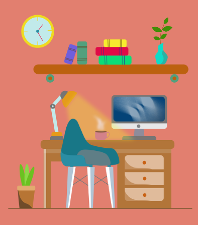 월 0원으로 공부방 분위기 바꿔본 썰