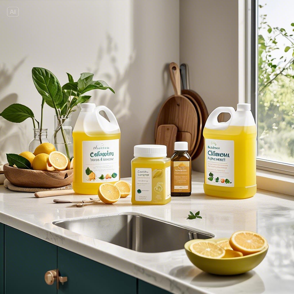 주방 기름때 싹! 천연세제 만드는 법 – 안전하고 깨끗한 주방 청소 꿀팁