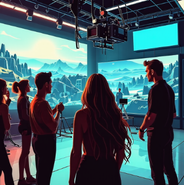 미래에 AI로 드라마 제작하는 환경