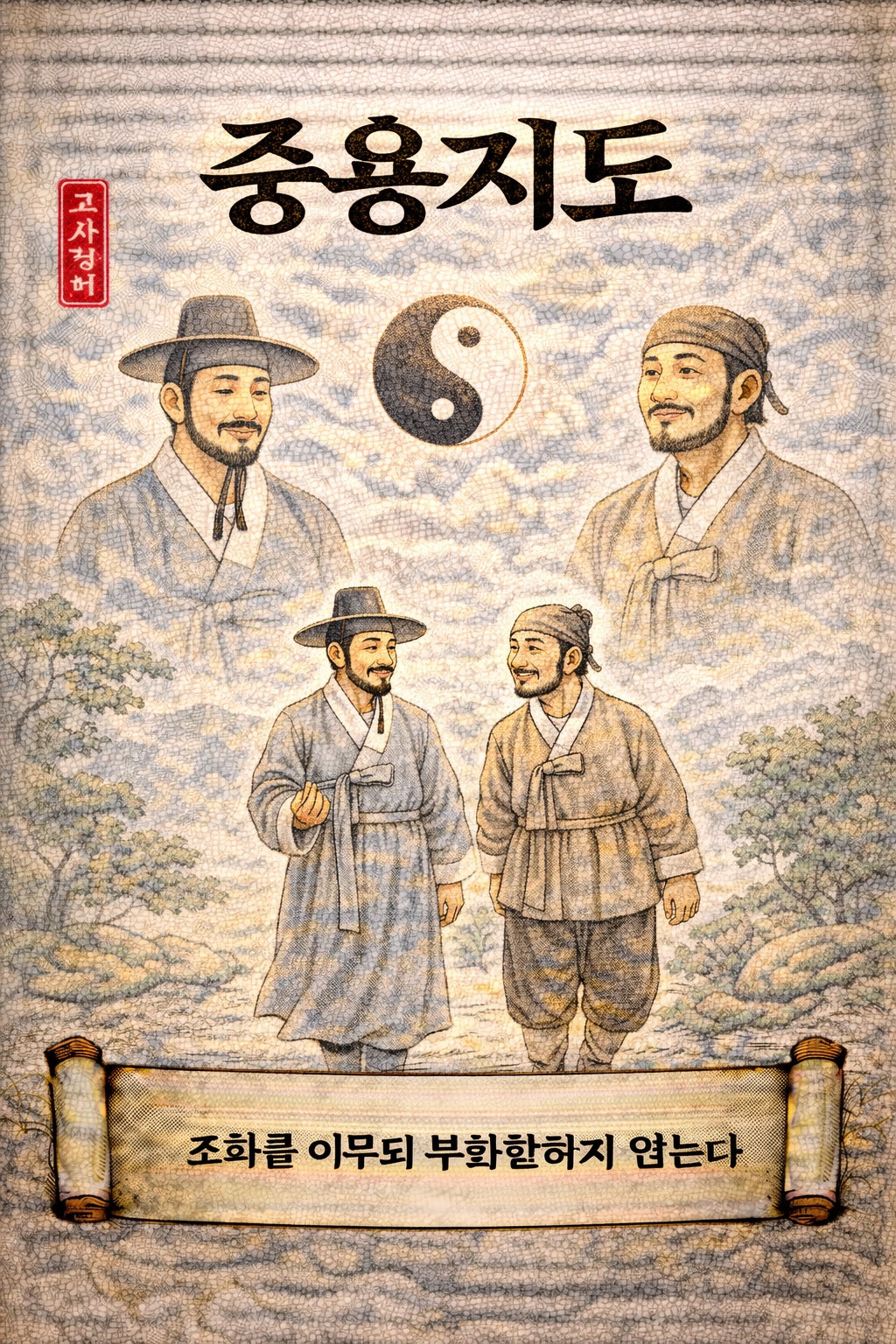 중용지도 사자성어 이미지