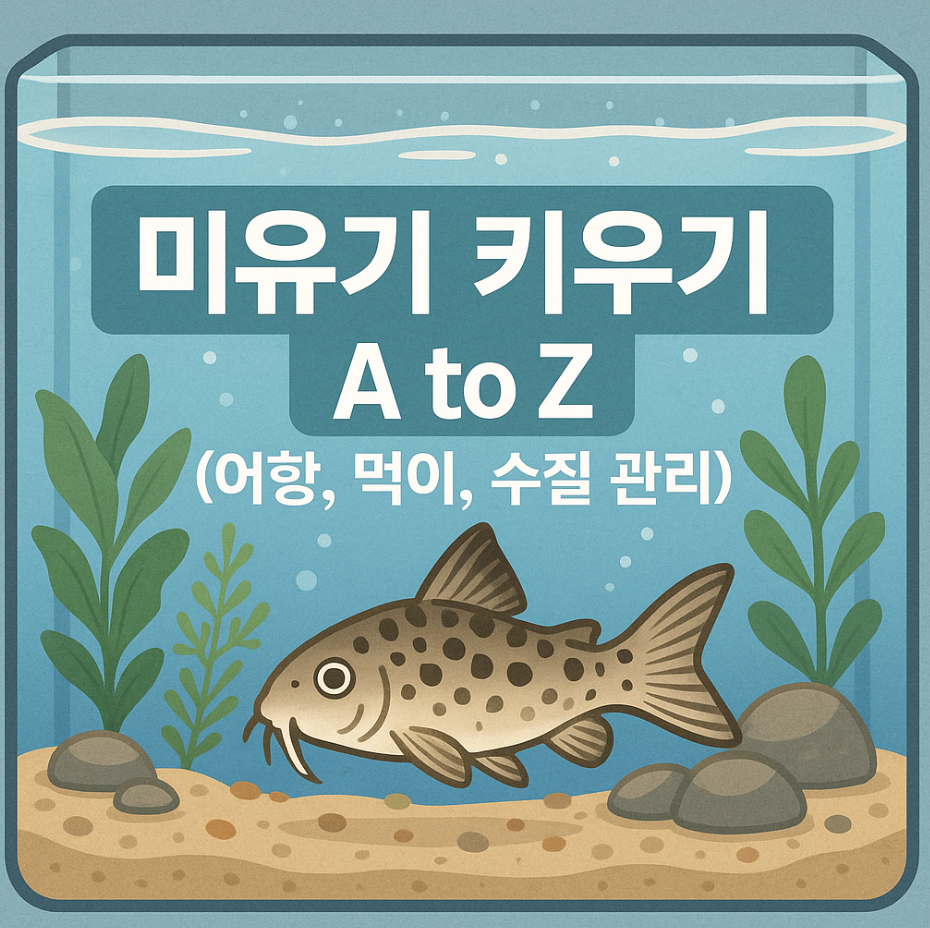 미유기 키우기 A to Z (어항, 먹이, 수질 관리)