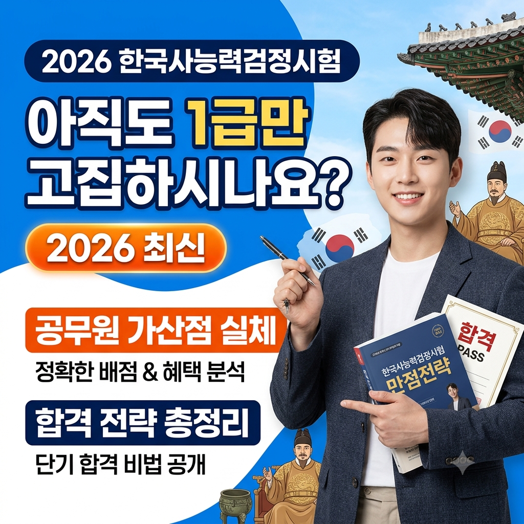 한국사능력검정시험 원수 접수하러 가기