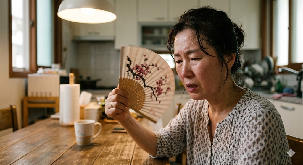 갱년기 대표 증상인 안면 홍조와 열감