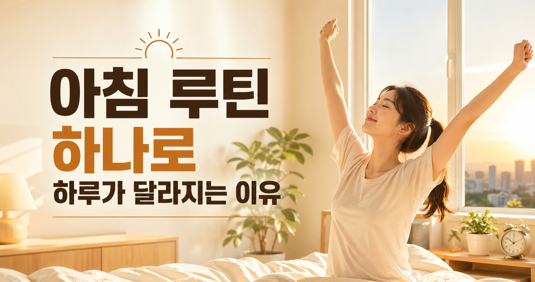 아침 루틴 하나로 하루가 달라지는 이유