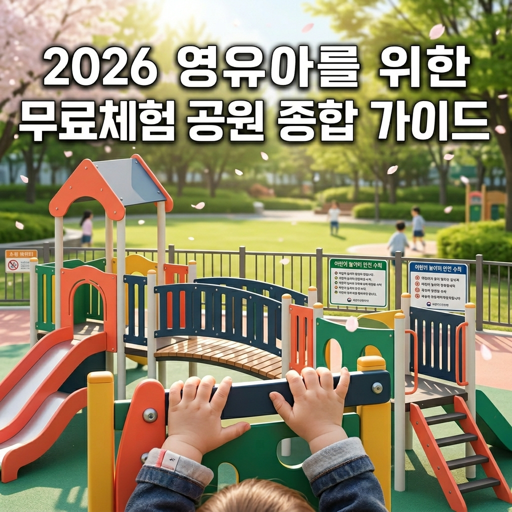 2026 영유아 가족 주말 무료 체험장 공원 추천 거지맵 활용 나들이 코스
