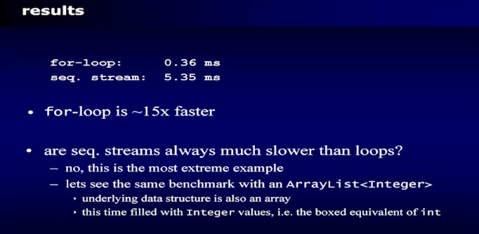 배열 벤치마킹 결과