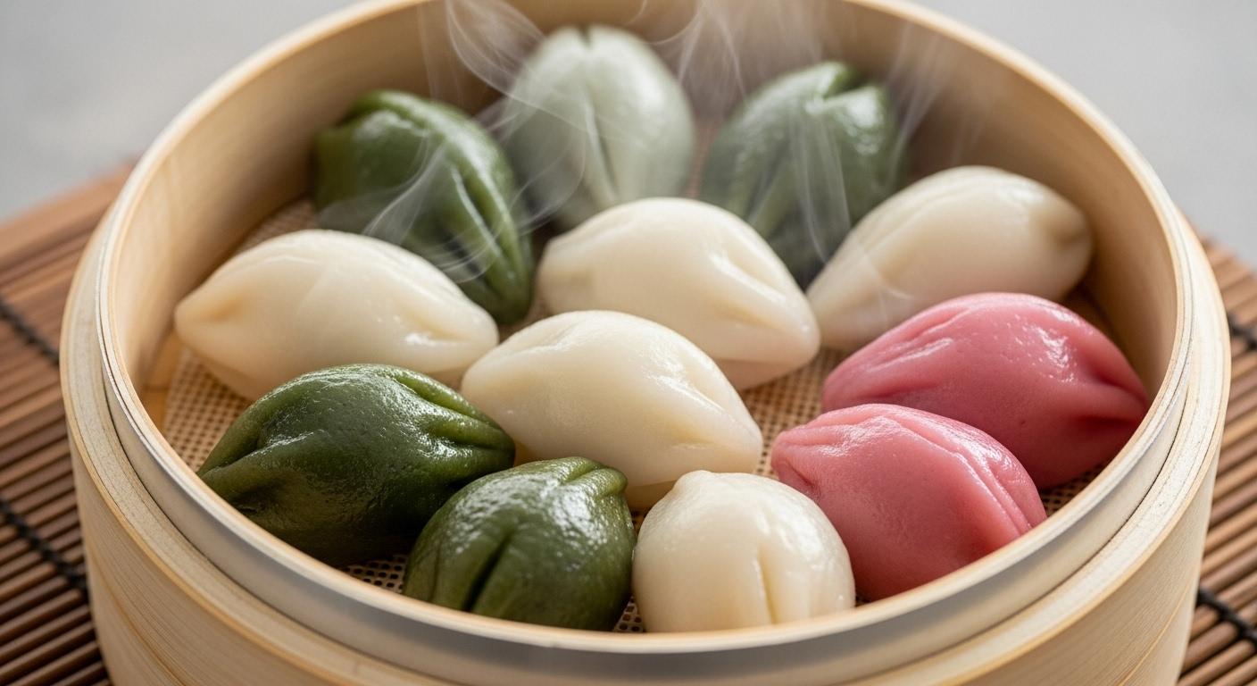 모시송편 찌는 시간