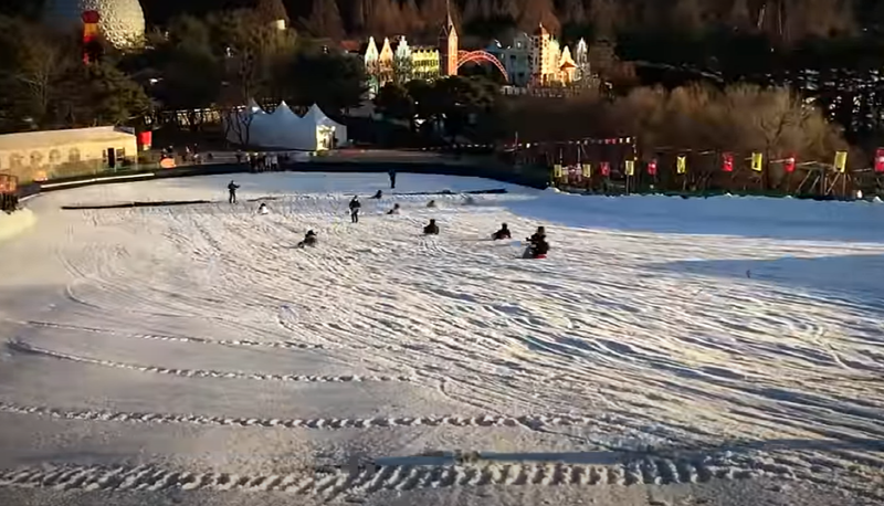 서울랜드 눈썰매장