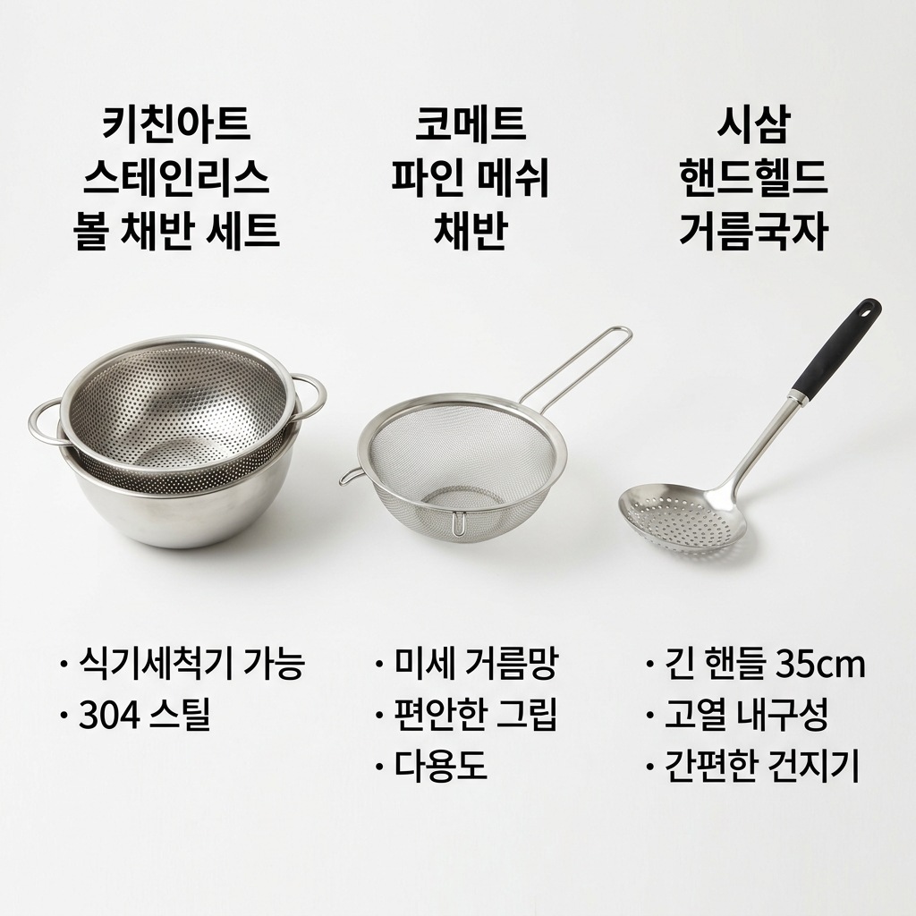 채반 고르는법 추천 3종 비교