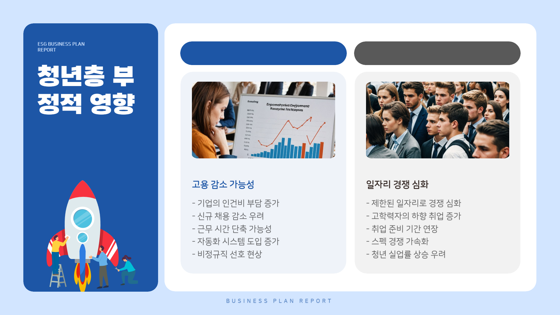 청년층이 겪을 수 있는 부정적인 영향