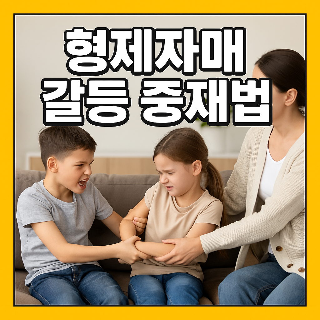 형제자매 갈등 중재법
