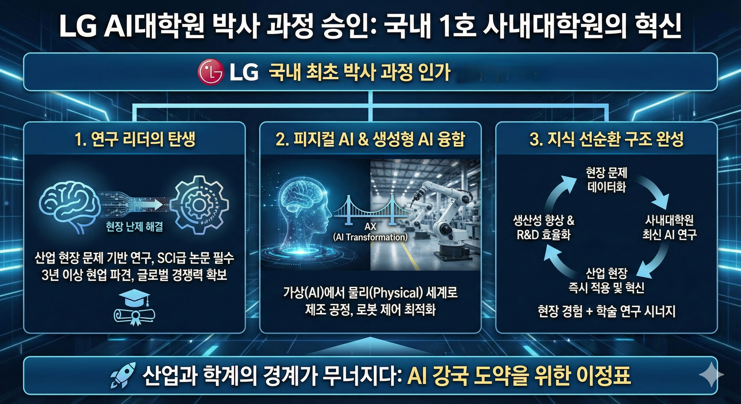 LG 국내 최초 박사 과정 인가