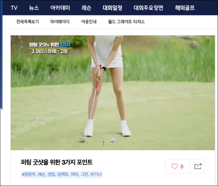 장원주 프로 레슨2