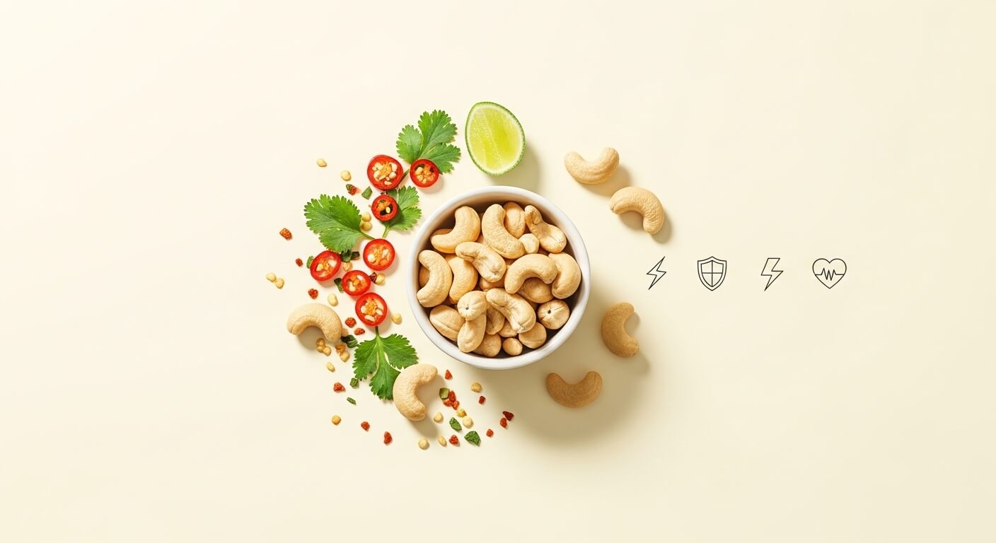 2. 영양과 실용성: 캐슈넛이 주는 건강 이점