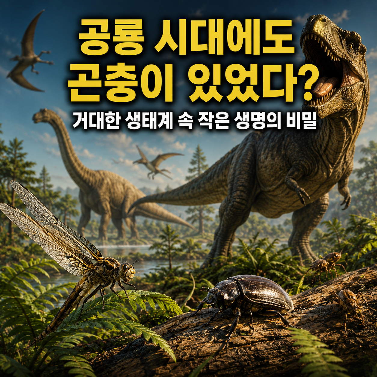 공룡 시대에도 곤충이 있었다