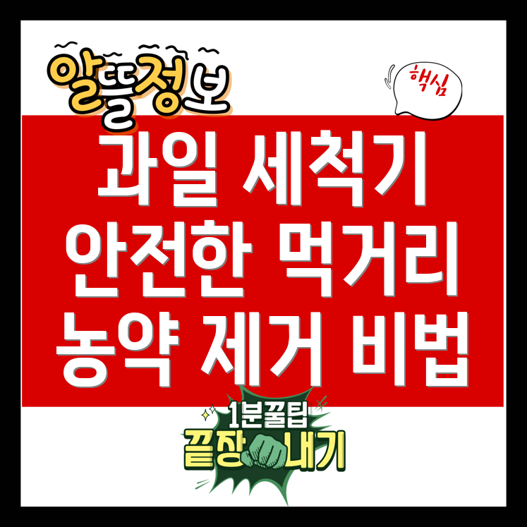 과일 세척기