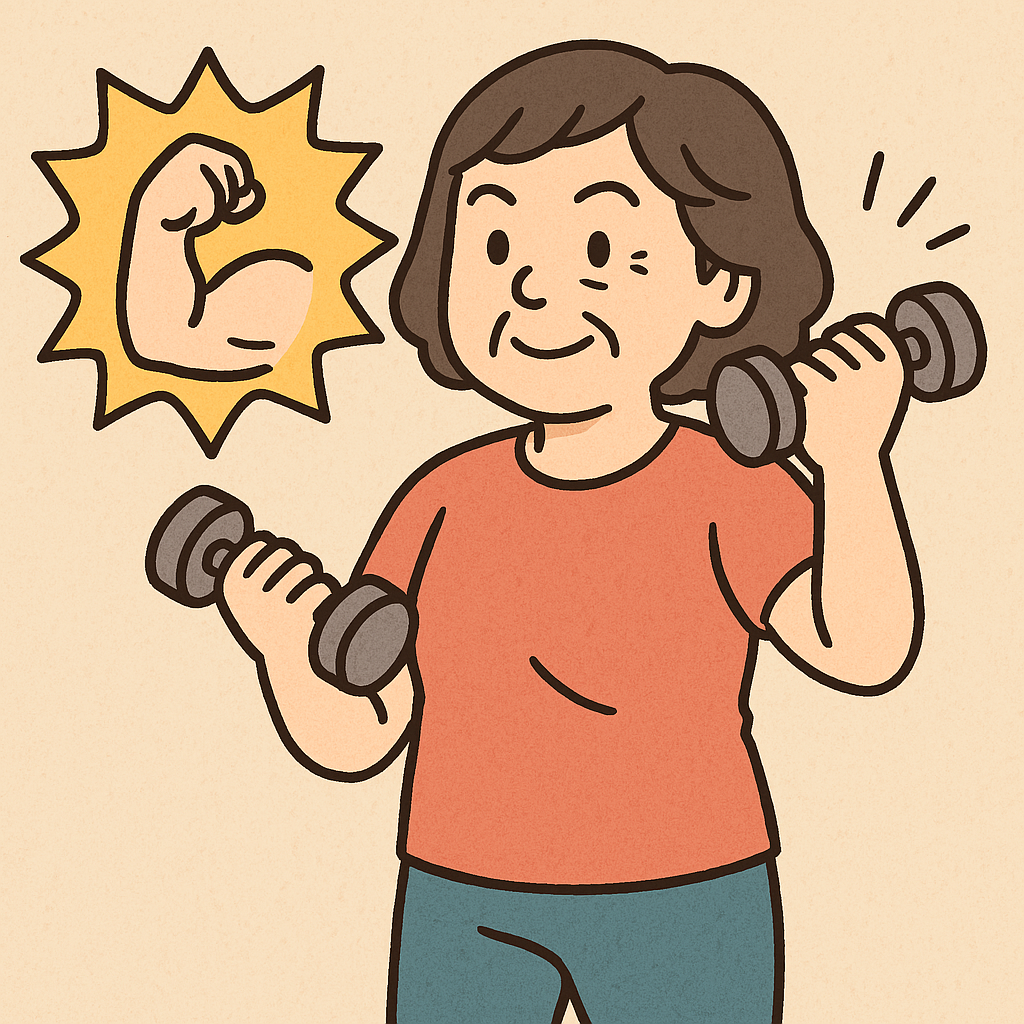 중년 여성의 근육량 유지법