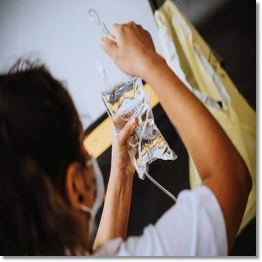 항암 치료 받는 암 환자