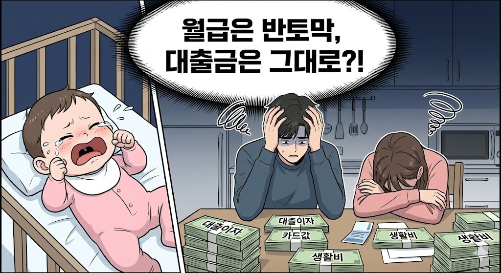 육아휴직과 대출 고민