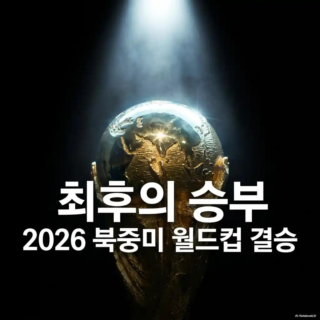 2026 북중미 월드컵 결승을 상징하는 FIFA 월드컵 트로피 이미지