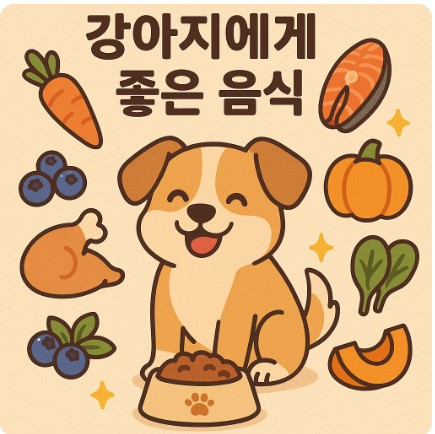 강아지에게 좋은 음식
