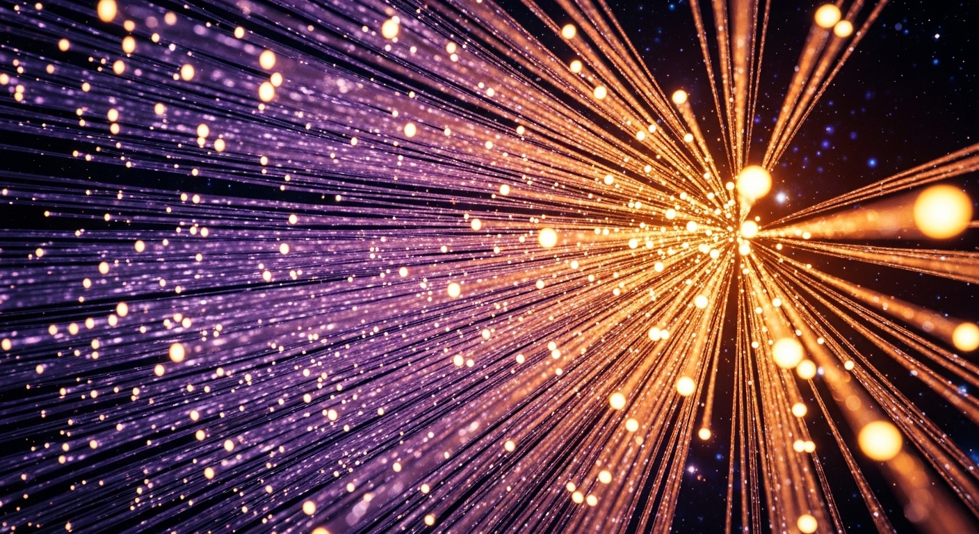 광자의 빠른 속도를 나타내는 듯한 이미지