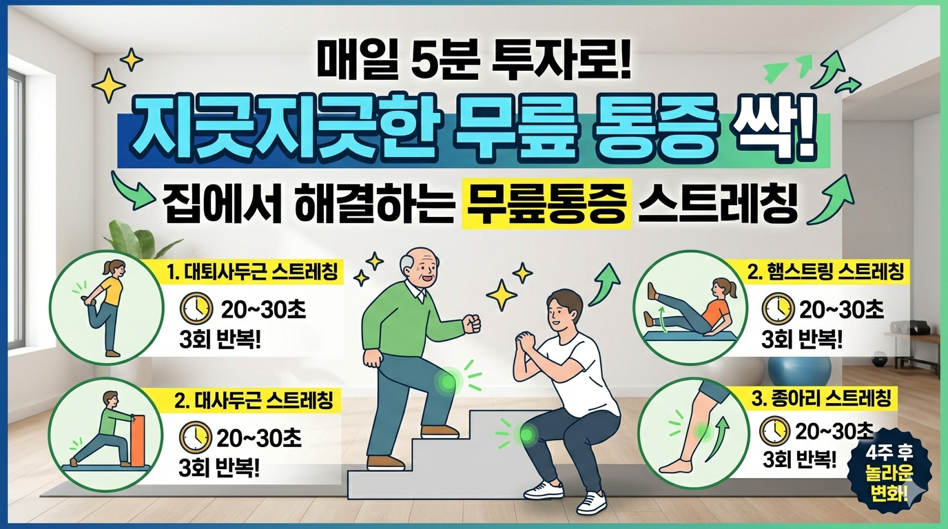 무릎통증 스트레칭