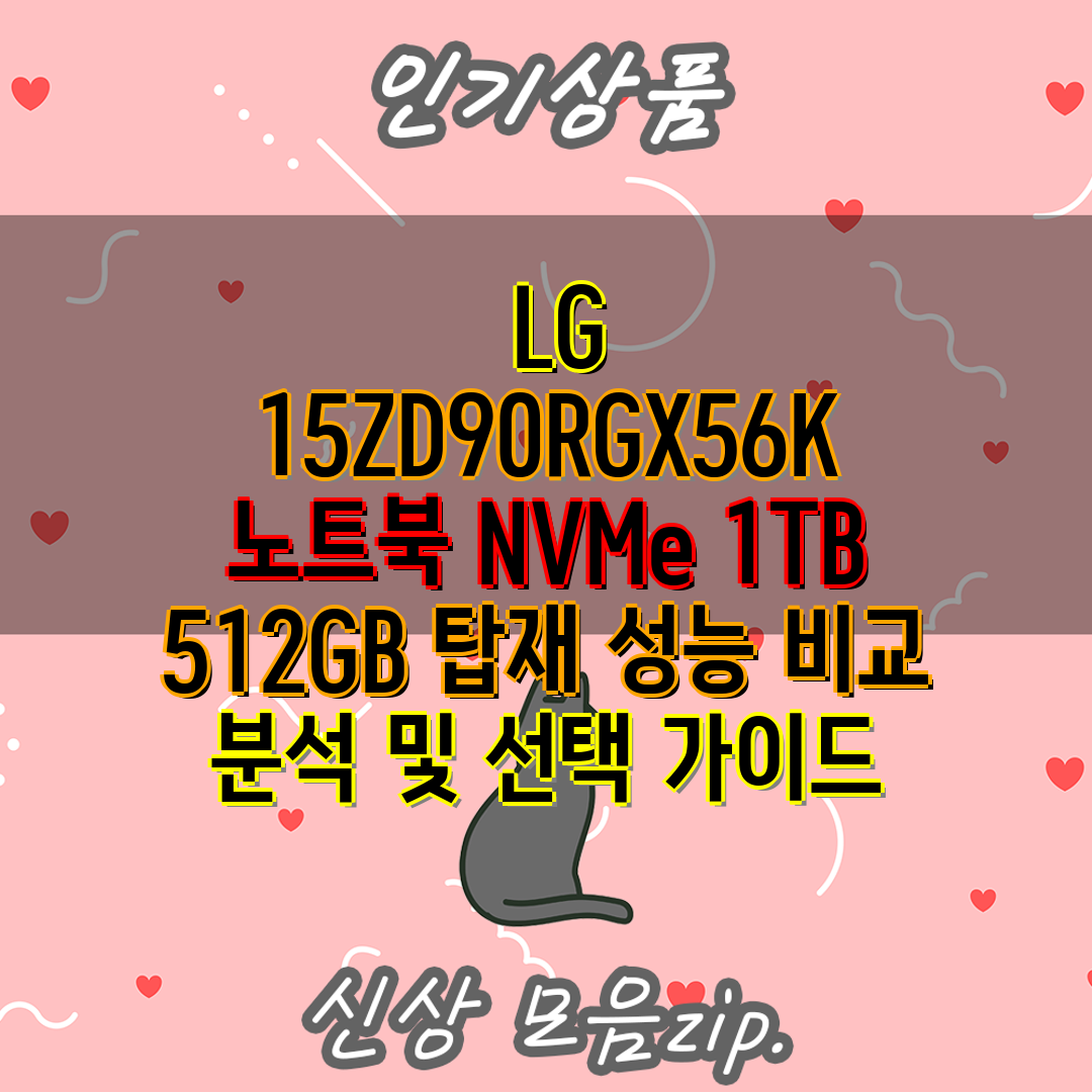 LG 15ZD90RGX56K 노트북 NVMe 1TB