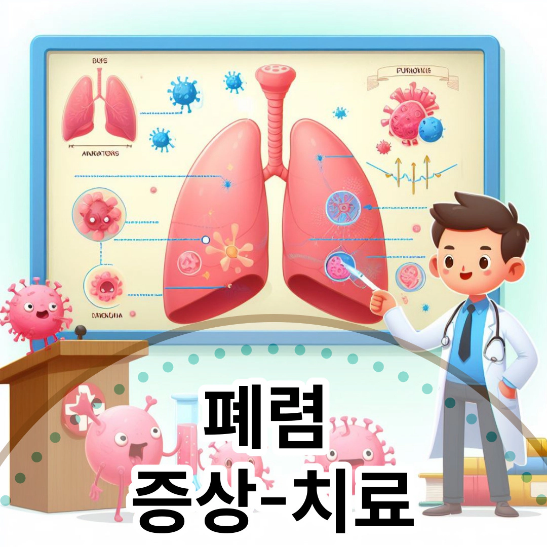 폐렴&nbsp;증상-치료