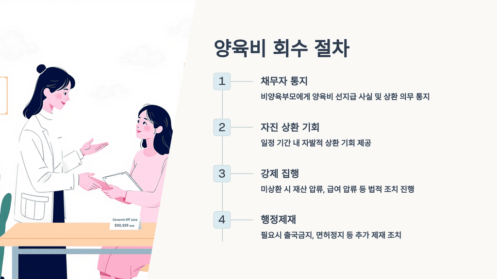 양육비 회수 절차