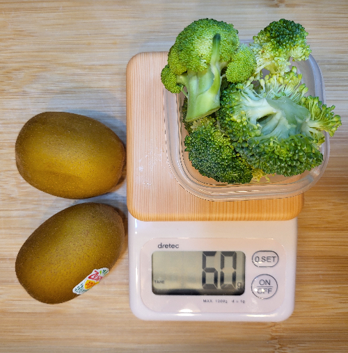 브로콜리 키위 주스 재료