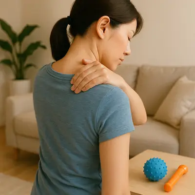 집에서 5분 만에 해결하는 어깨통증 마사지 핵심 기법