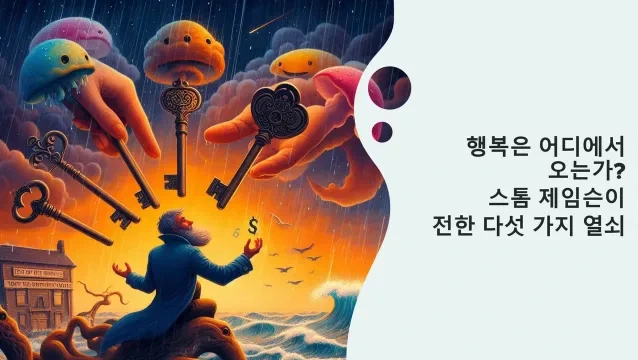 행복은 어디에서 오는가 &ndash; 스톰 제임슨의 다섯 가지 열쇠