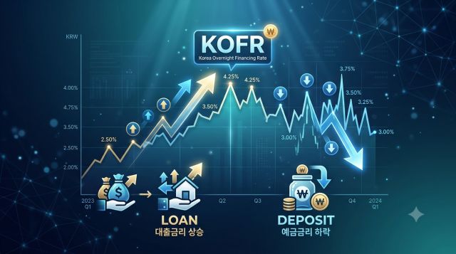 KOFR 금리란 대출금리 예금 이자 영향과 기준금리 차이 설명
